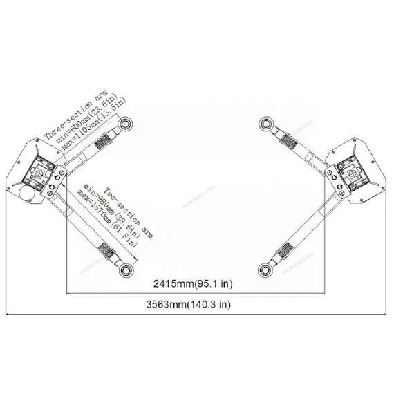 LAUNCH TLT245ATL 4,5 т Подъемник 380В 2х стоечный с верхней синхронизацией (синий) в Ульяновске купить по выгодной цене 100kwatt.ru