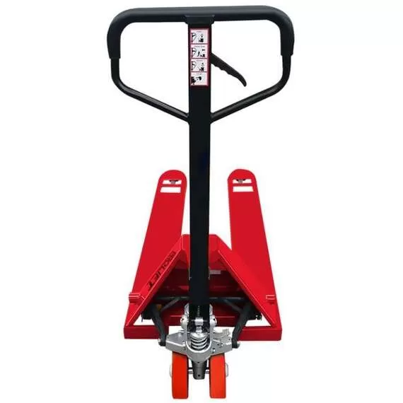 PROLIFT АС35 (R) 3500 кг Тележка гидравлическая (полиуретан, красная) в Ульяновске, Грузоподъемность: 3.5 тонны (3500 кг), Материал покрытия колес: с полиуретановыми колесами, Цвет тележки: красный купить по выгодной цене 100kwatt.ru