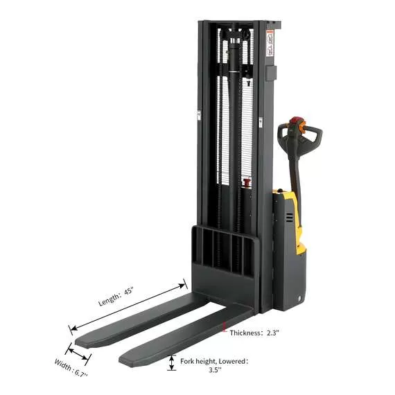 XILIN CDD15R-E Li-ion 1,5 т, 3,5 м Штабелер электрический самоходный в Ульяновске, Грузоподъемность: 1.5 тонны (1500 кг), Высота подъема вил, м.: 3.5 м, Тип батареи: Li-ion, литий-ионная купить по выгодной цене 100kwatt.ru