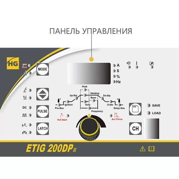 HUGONG ETIG 200DP III (cold tack) Аппарат аргонодуговой сварки в Ульяновске купить по выгодной цене 100kwatt.ru