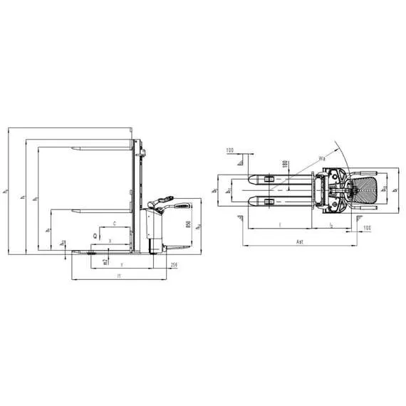 Noblelift PSE15-C DX29 1,5 т 2,9 м Штабелер самоходный с платформой оператора в Ульяновске, Грузоподъемность: 1.5 тонны (1500 кг), Высота подъема вил, м.: 2.9 м, Тип батареи: Кислотная, необслуживаемая купить по выгодной цене 100kwatt.ru