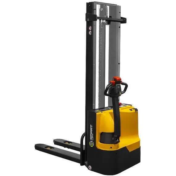 SMARTLIFT ES-15-15 1500 кг 4,2 м 125 Ач Штабелер электрический самоходный в Ульяновске, Грузоподъемность: 1.5 тонны (1500 кг), Высота подъема вил, м.: 4.2 м купить по выгодной цене 100kwatt.ru