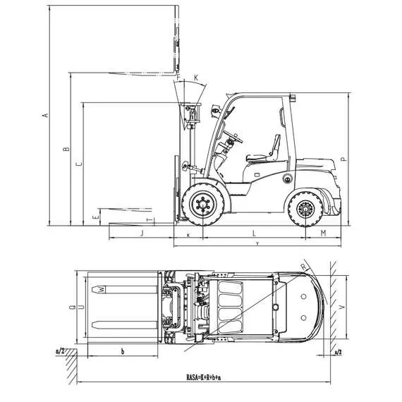 EP CPCD25T8 SS FFL 2500 кг 4,8 м Дизельный погрузчик, двигатель Mitsubishi, свободный ход вил, боковое смещение каретки в Ульяновске, Грузоподъемность: 2.5 тонны (2500 кг), Высота подъема вил, м.: 4.8 м, Производитель двигателя: Mitsubishi купить по выгодной цене 100kwatt.ru